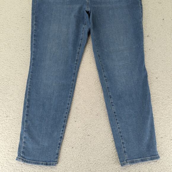 Talbots Slim Ankle Jeans Monterey Wash Stretch Women's Size 12 Petite Denim - Picture 4 of 8